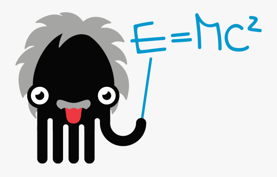 Einstein Clipart Emc2 - Cartoon, Transparent Clipart