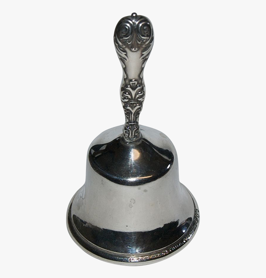 Silver Bell Png - Antique Silver Bell, Transparent Clipart
