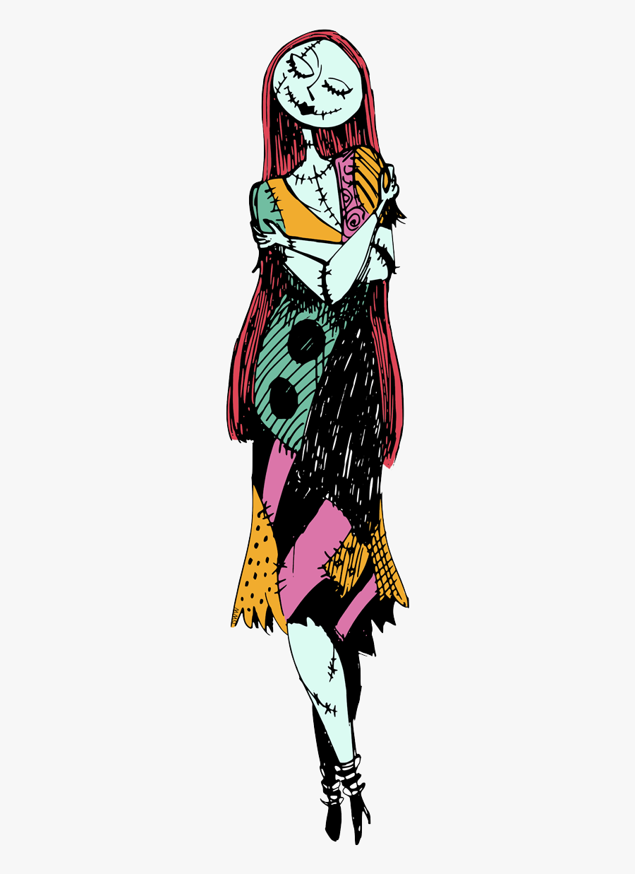 Nightmare Before Christmas Sally Drawing, Transparent Clipart