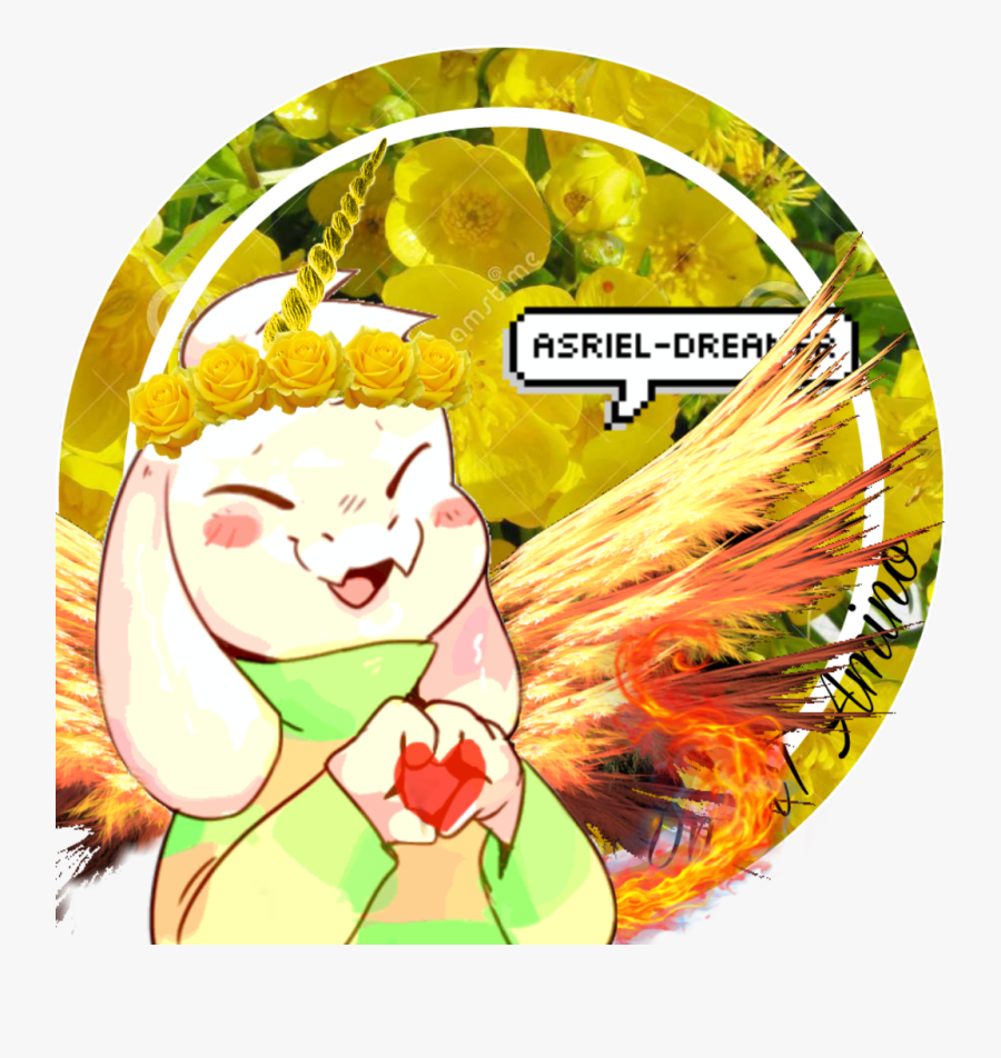 Asriel Dreemurr, Pheonix/unicorn Hybrid - Cartoon, Transparent Clipart