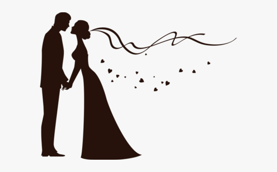 Bride And Groom Logo, Transparent Clipart