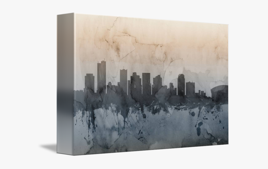 Clip Art Phoenix Arizona Skyline - Skyline, Transparent Clipart