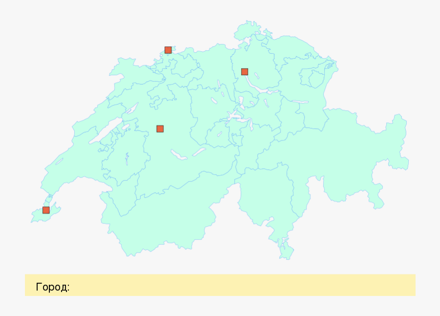 Scripted Map - Svizzera Italiana Francese Tedesca, Transparent Clipart