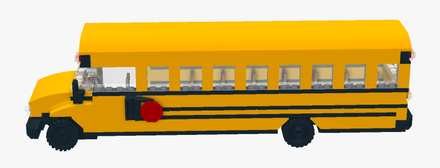 Brickshelf Gallery - Schoolbus2 - School Bus, Transparent Clipart