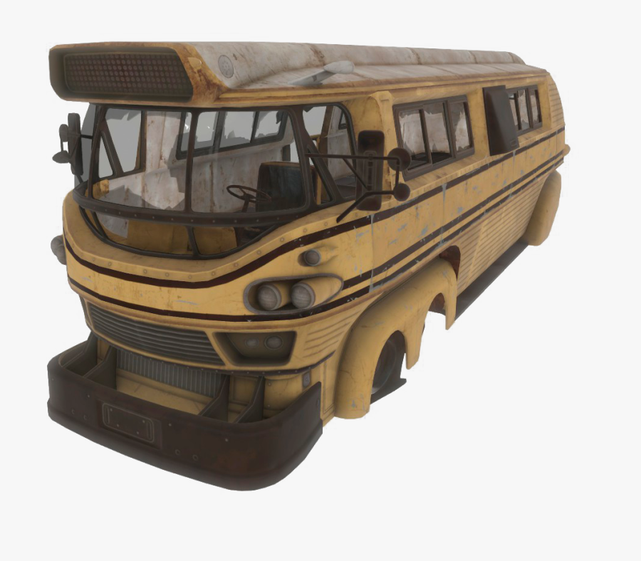Png School Bus - Fallout Schoolbus, Transparent Clipart