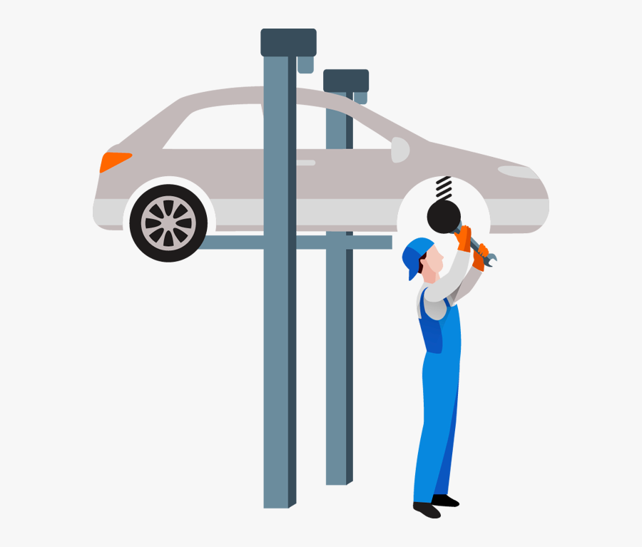 Mechanic Shop Cartoon, Transparent Clipart