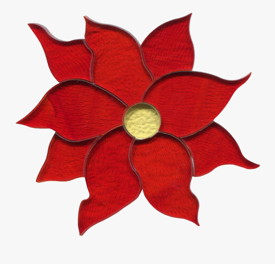 Clip Art Coe Fusible Waterjet Cut - Coquelicot, Transparent Clipart