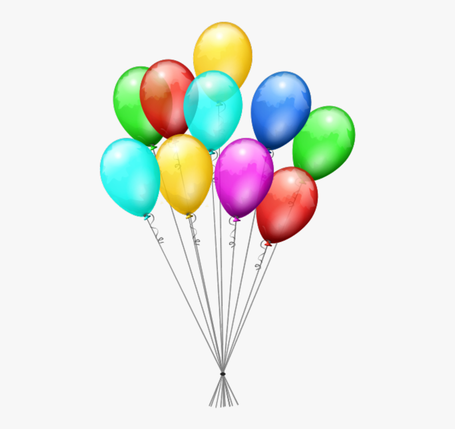 Thumb Image - Bunch Of Balloons Transparent Background, Transparent Clipart