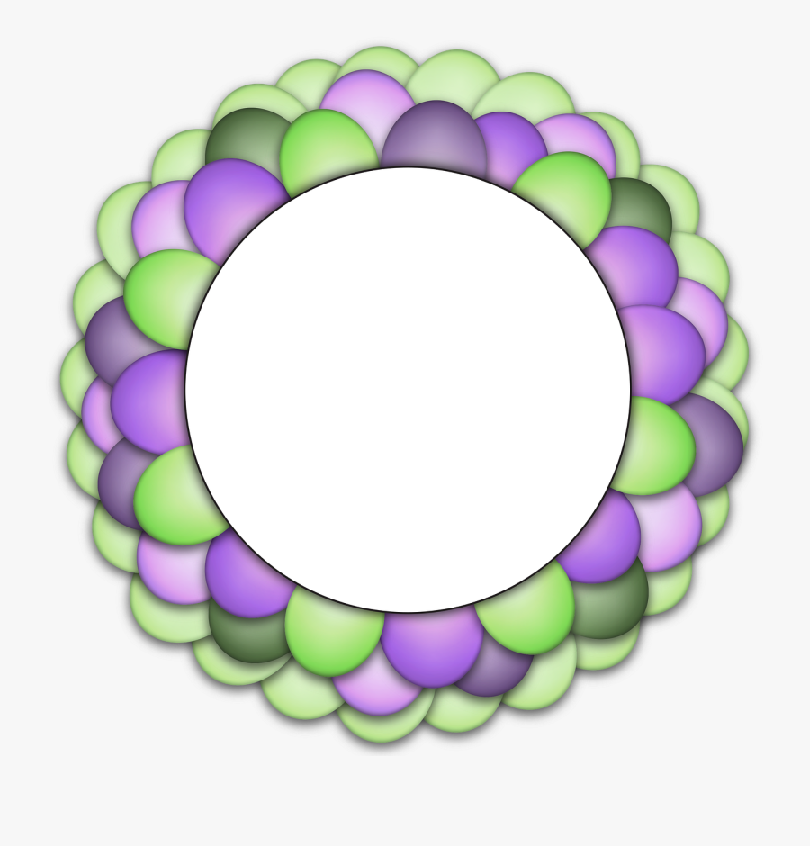Balloons Circle Frame Free Picture - Circle, Transparent Clipart