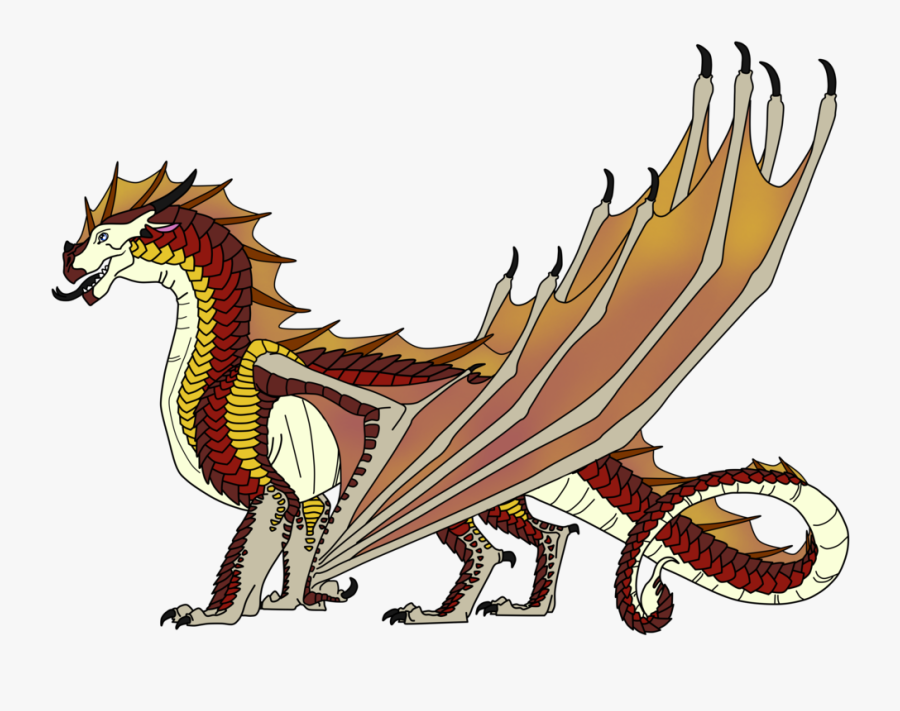 Clip Art Dragon Hybrid Name Wings Of Fire Legendary - Wings Of Fire Sandwing Skywing Hybrid, Transparent Clipart