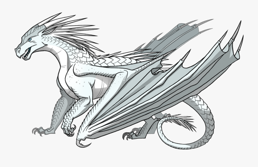 Icewing Wings Of Fire Dragons, Transparent Clipart