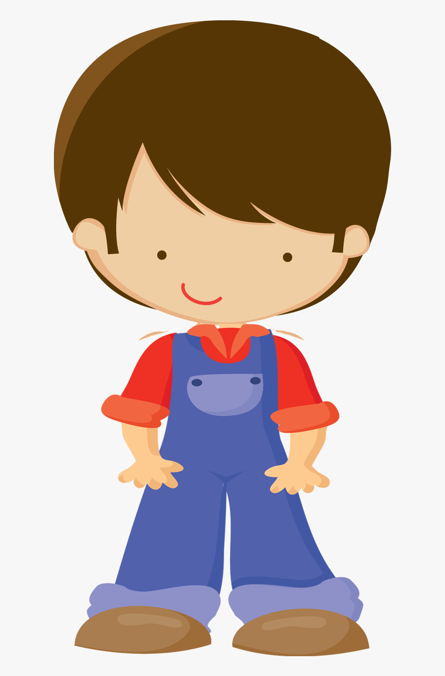 Niño Granjero - Clipart Prince Png, Transparent Clipart