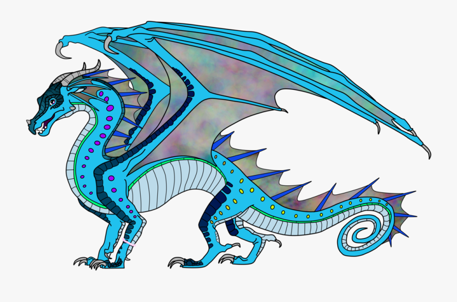 Rain Seawing For Kawaiiaquariusdragon By Lunarnightmares981 Wings Of Fire Rain Wing Free Transparent Clipart Clipartkey