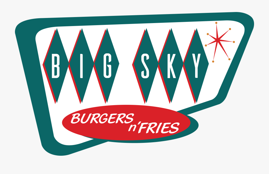 Big Sky Burgers Sign - Child Abuse Ribbon, Transparent Clipart