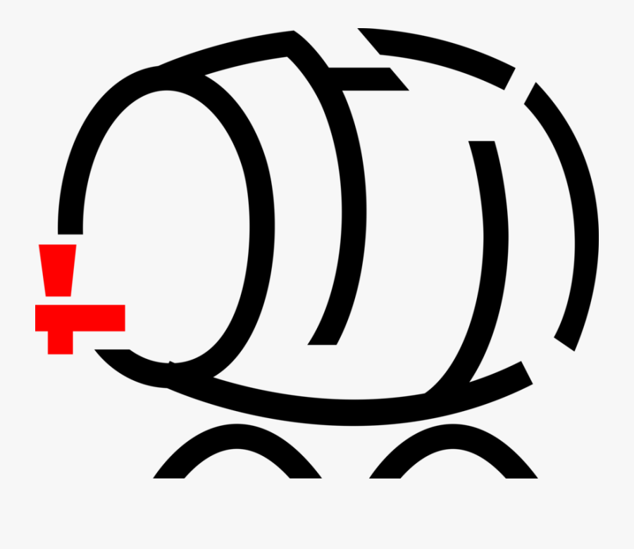 Vector Illustration Of Wine Barrel, Cask Or Tun Made, Transparent Clipart