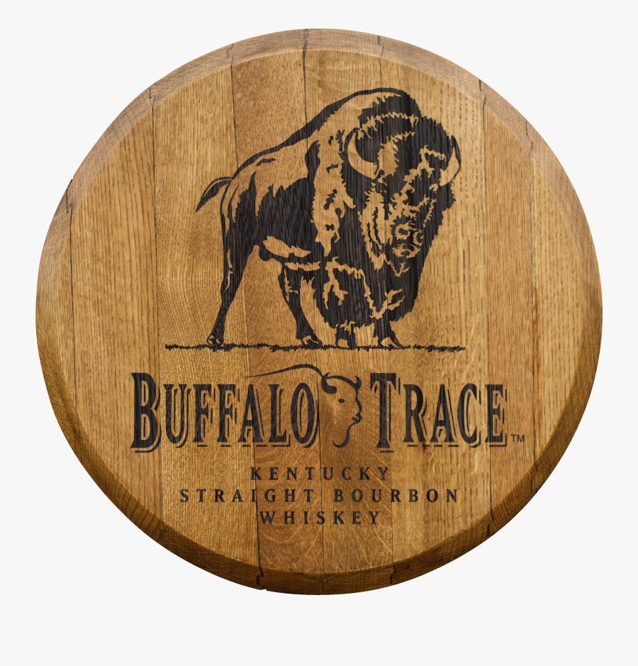 Buffalo Trace Engraved Barrel Head - Buffalo Trace Distillery Logo, Transparent Clipart