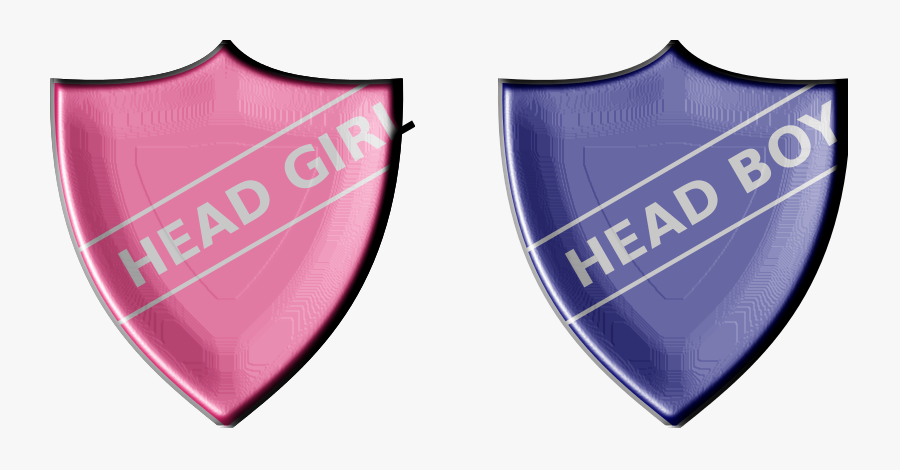 Headboy And Headgirl Badges - Emblem, Transparent Clipart