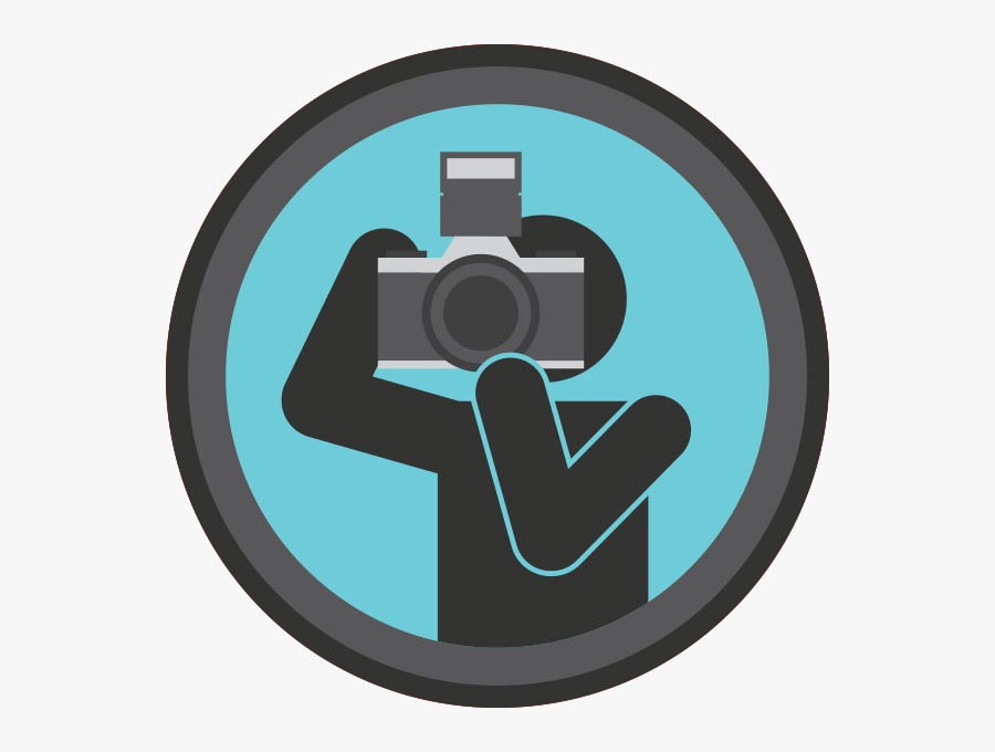Photography Scout Badges, Great Photographers, Professional - Circle, Transparent Clipart