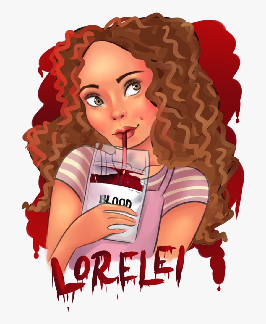 Vanessa Hudgens Lorelei By Al - Illustration, Transparent Clipart