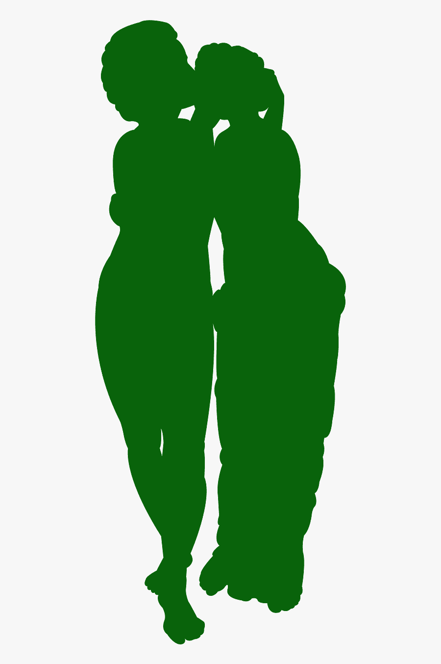 Silhouette Innamorati, Transparent Clipart