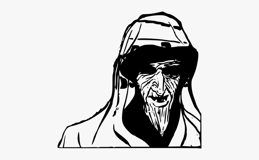 Scary Old Man - Creepy Old Man Png, Transparent Clipart
