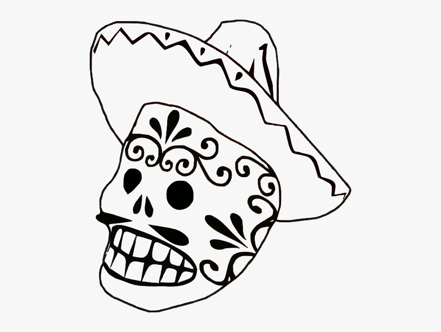 Mexican Black And White Png, Transparent Clipart