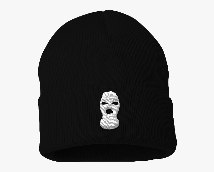 Black Ski Mask Png - Beanie, Transparent Clipart