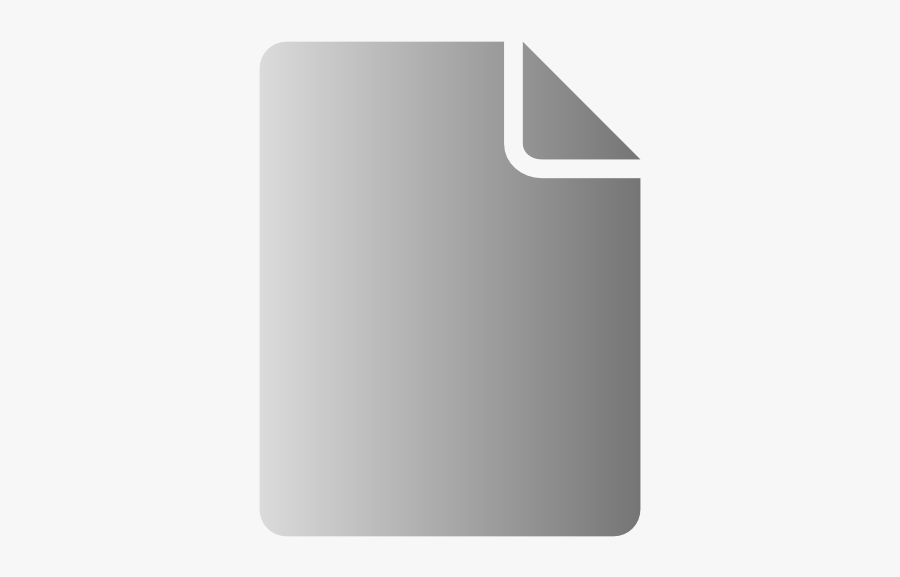 Paper With Folded Edge Svg Clip Arts - No File Found Icon, Transparent Clipart