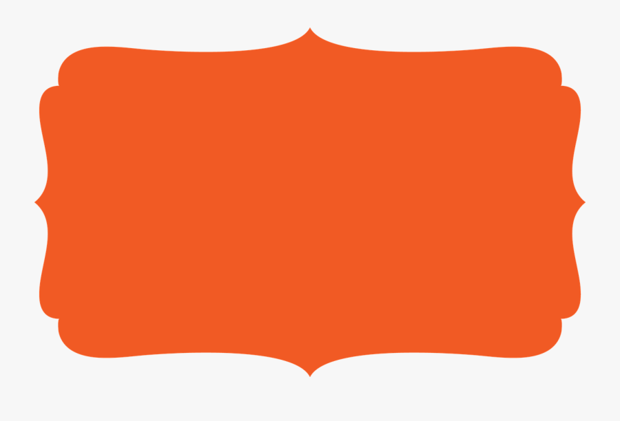 Frame Edge Orange Free Picture - Frame Rosa Png, Transparent Clipart