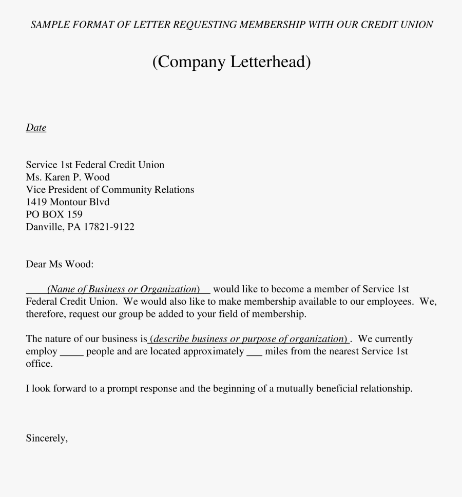 Clip Art Free Membership Application Letter - Parent Support Letter For Immigration Nz, Transparent Clipart