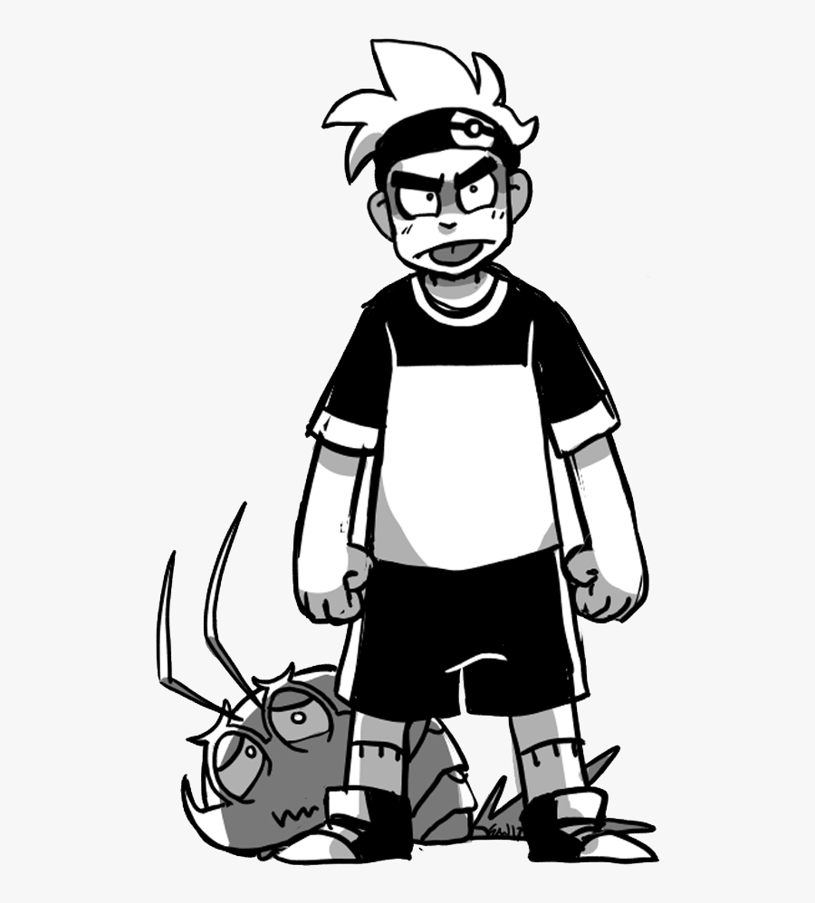 Guzma Past Comic, Transparent Clipart
