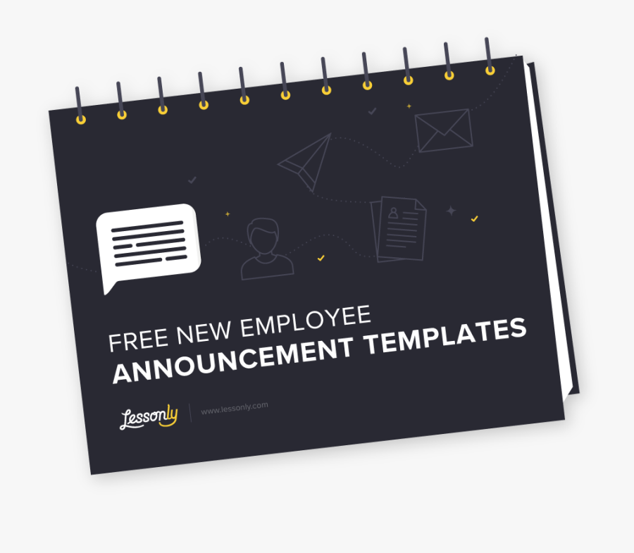 New Joiner Announcement Template, Transparent Clipart