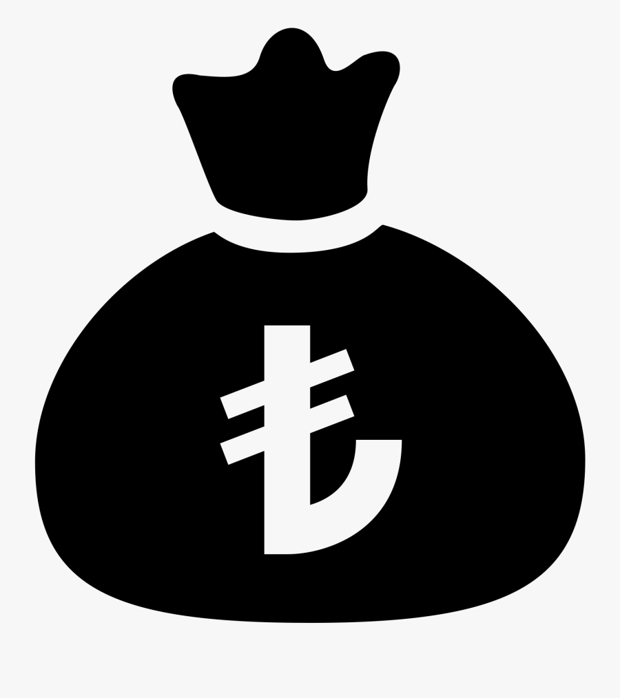 Transparent Money Bag Icon Png - Orange Money Bag Icon, Transparent Clipart