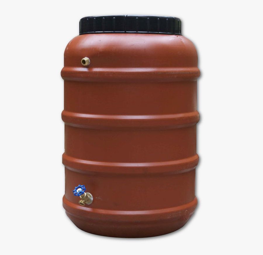 Transparent 55 Gallon Drum Png - Rain Barrel Png, Transparent Clipart