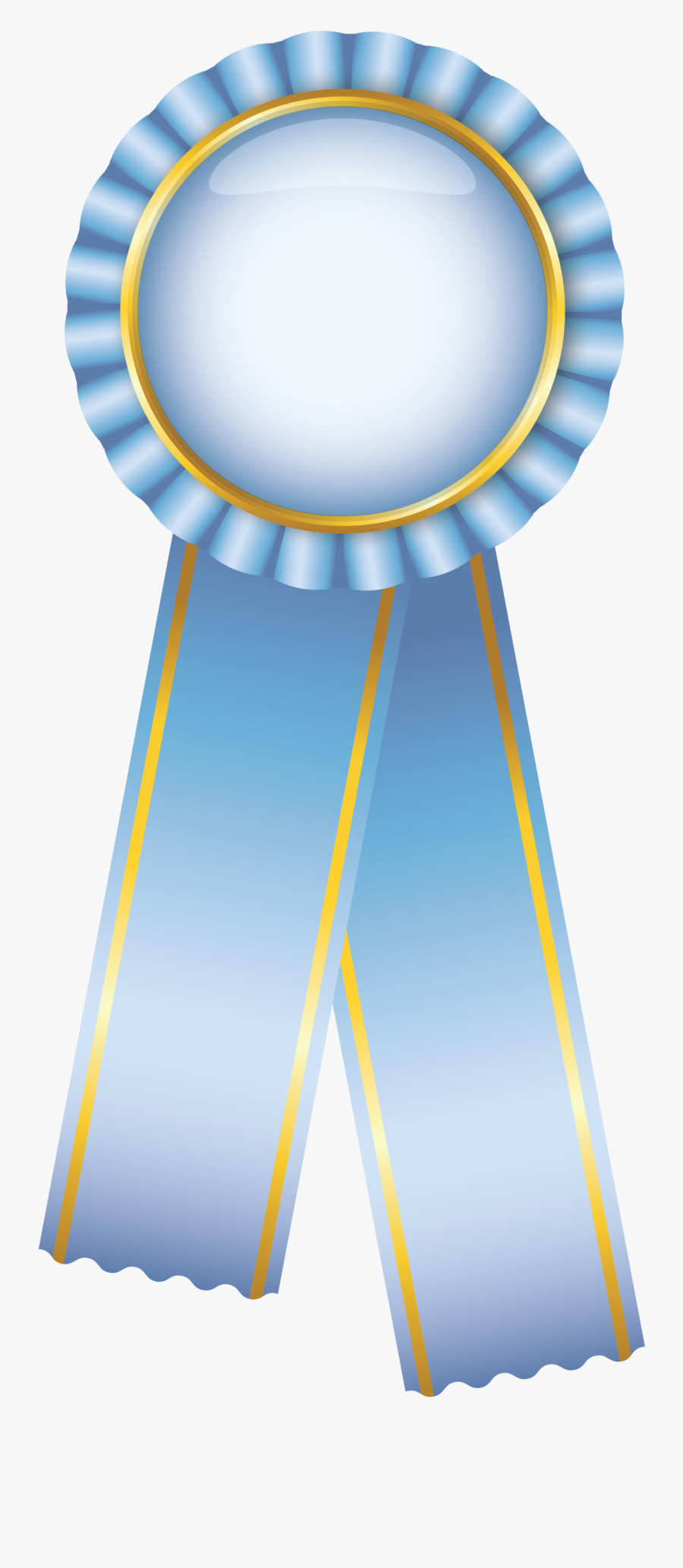 Ribbon Clipart Rosette - Prize Ribbon Transparent Background, Transparent Clipart