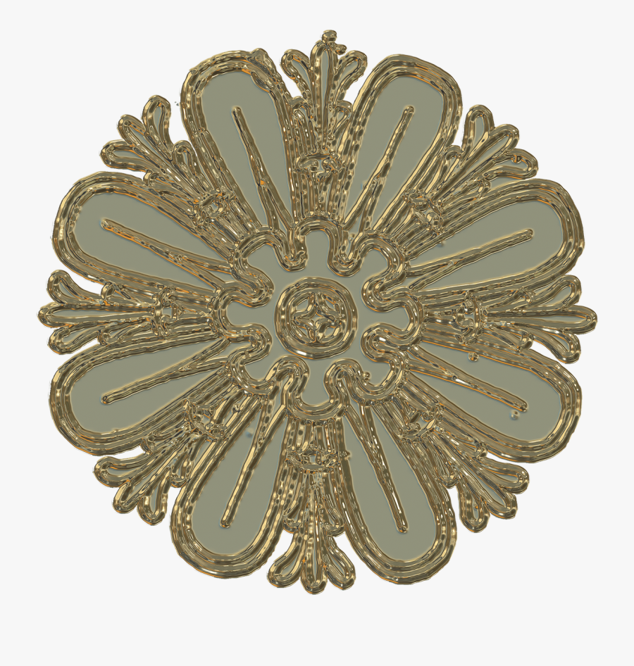 Rosette Flower - Portable Network Graphics, Transparent Clipart