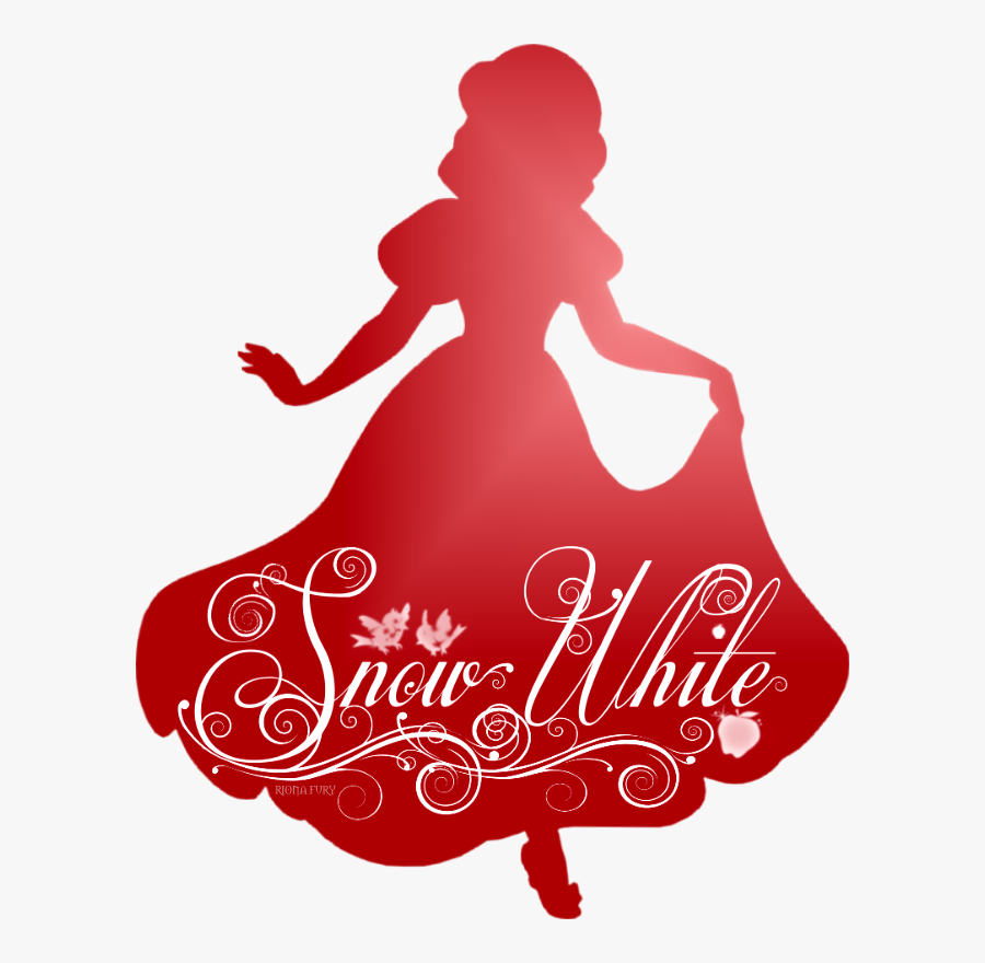 Silhouette Snow White Clipart, Transparent Clipart