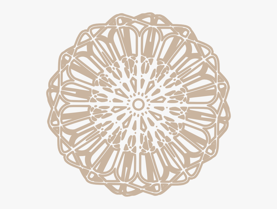 Tan Rosette Flower Hi - Tan Flowers Png, Transparent Clipart