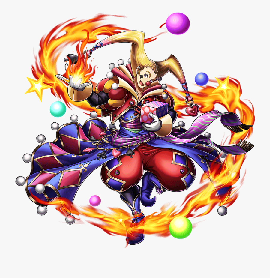 Pierrot Of Flames Pientz Full Art - Illustration, Transparent Clipart