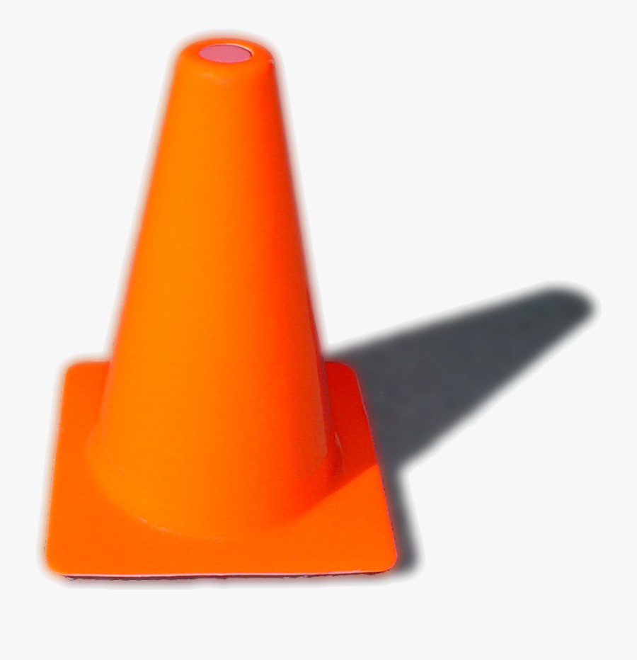 Transparent Cone Orange - Mini Traffic Cone Transparent Background, Transparent Clipart