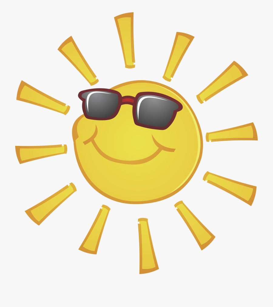 Sunglasses Sun With Free Download Png Hd Clipart - Sun With Sunglasses, Transparent Clipart