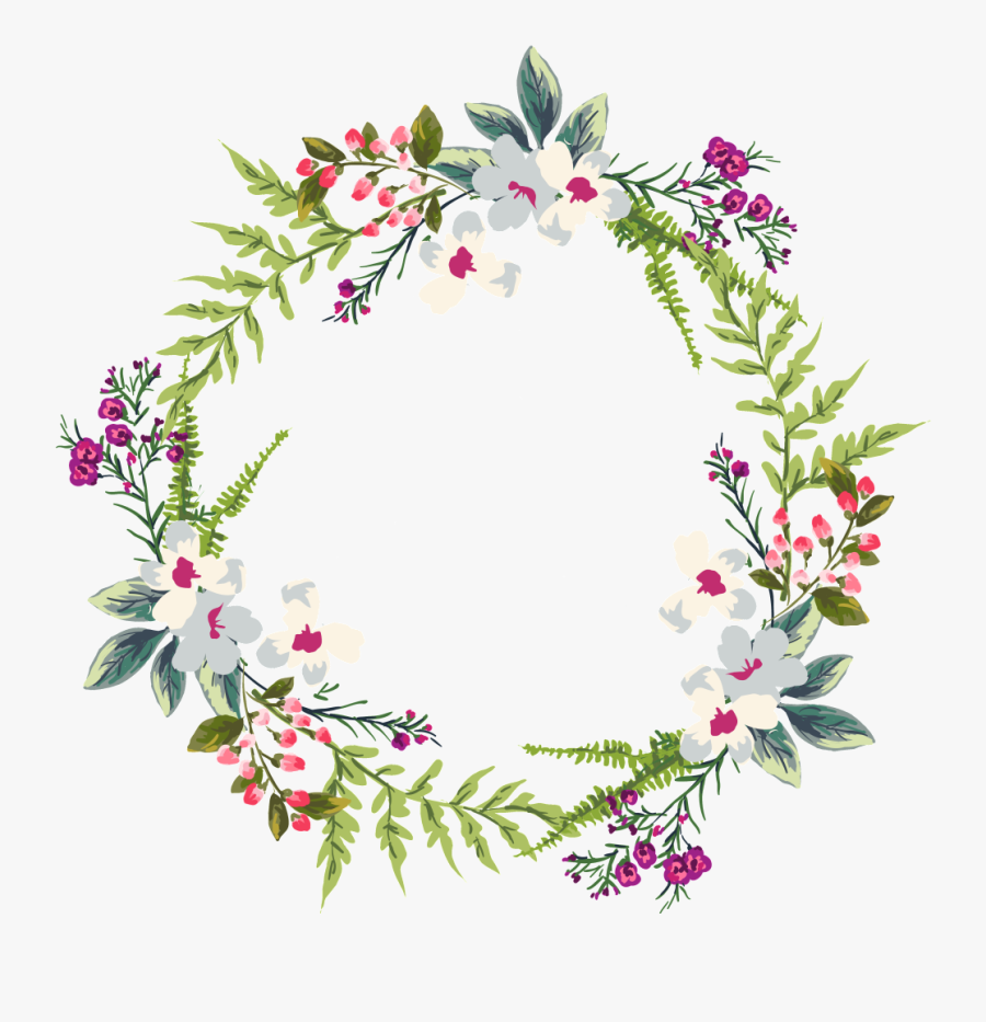 Transparent Free Quote Png - Circle Flower Frame Png, Transparent Clipart