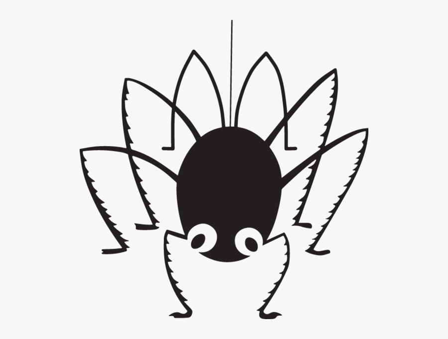 Spider Clipart Black And White, Transparent Clipart