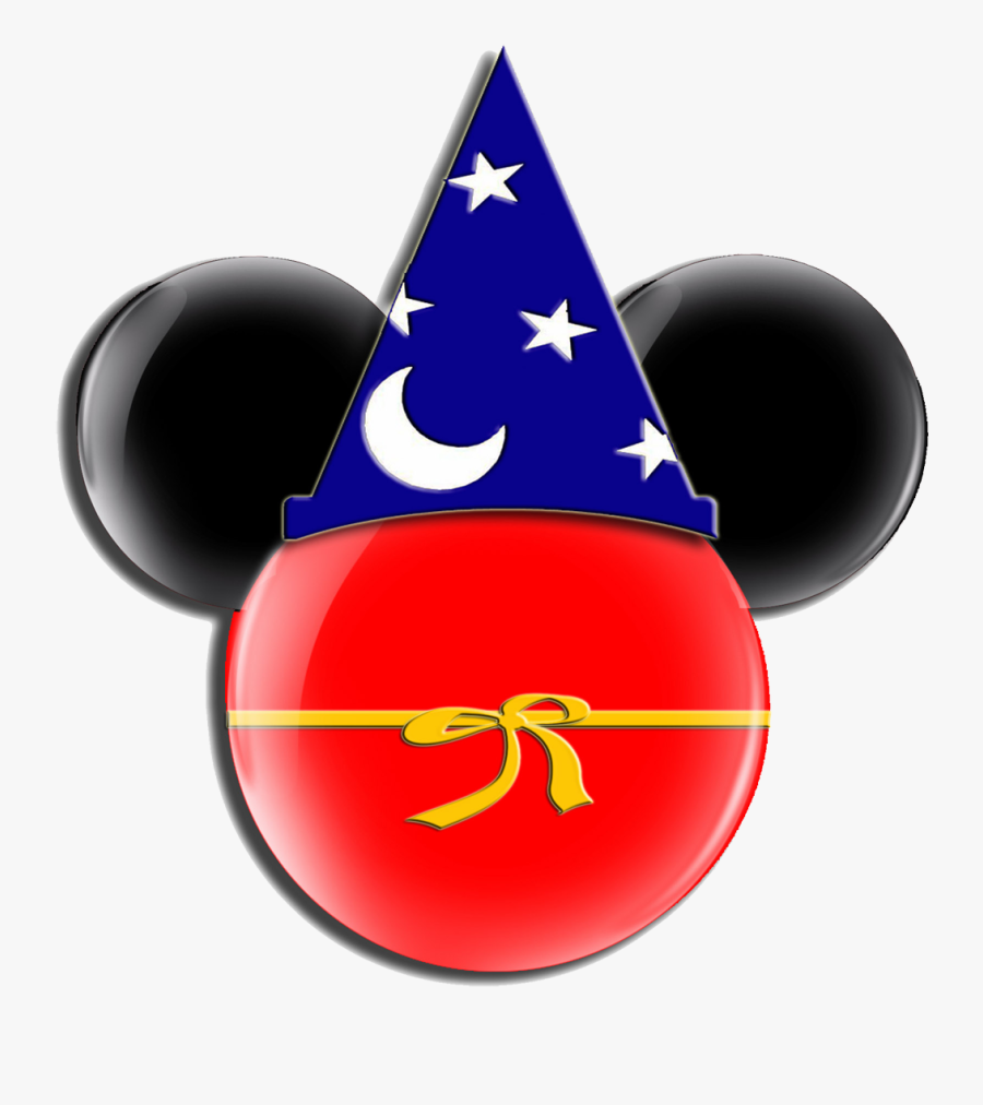 Disney Ears Clip Art - Mickey Mouse Wizard Head, Transparent Clipart