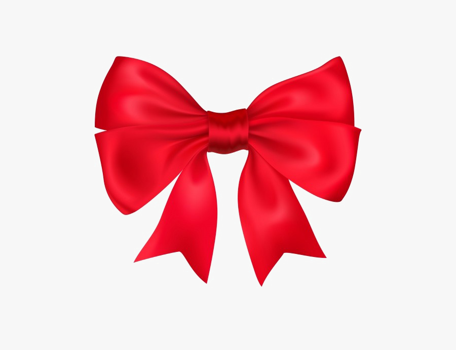 Red,ribbon,bow Tie,fashion Accessory,knot,clip Art,tie,satin - Bow Png, Transparent Clipart