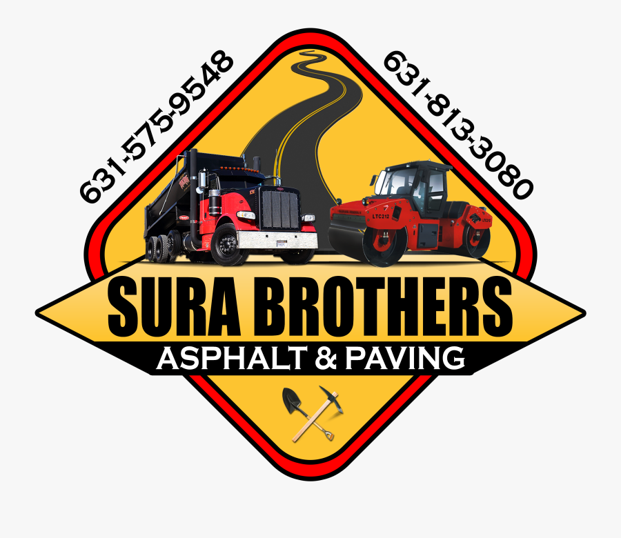 Logo Sura Brothers - Road Roller, Transparent Clipart