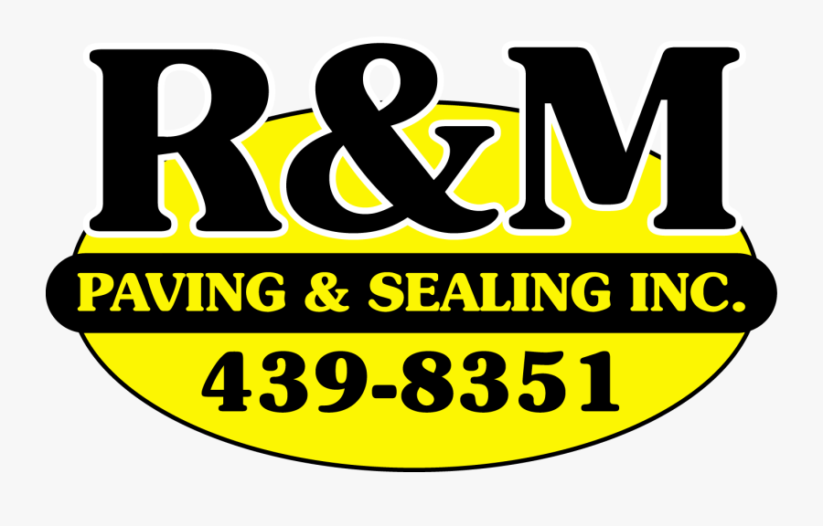 R And M Paving And Sealing, Transparent Clipart