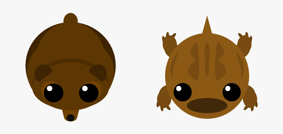 Brown Clipart Mope Io - Cartoon, Transparent Clipart