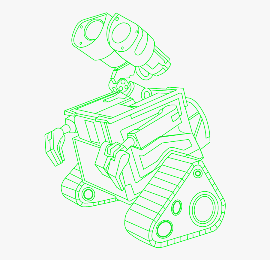 Transparent Great Wall Clipart - Colouring Pages Of Walle, Transparent Clipart
