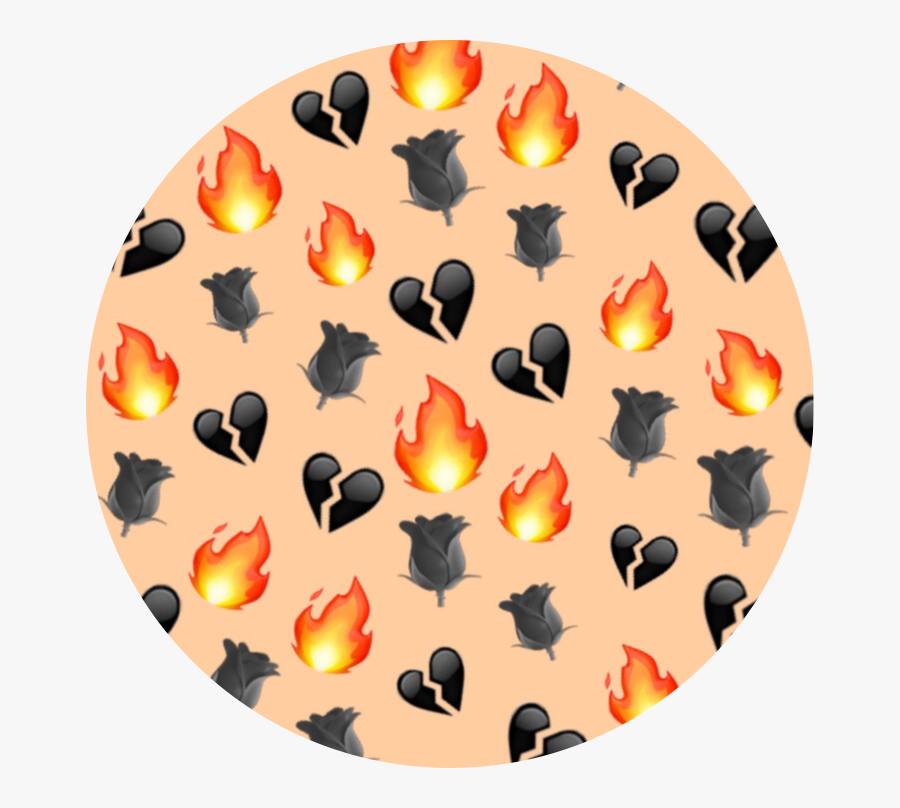 Peach Emoji On Fire , Transparent Cartoons - Orange Emoji Background, Transparent Clipart